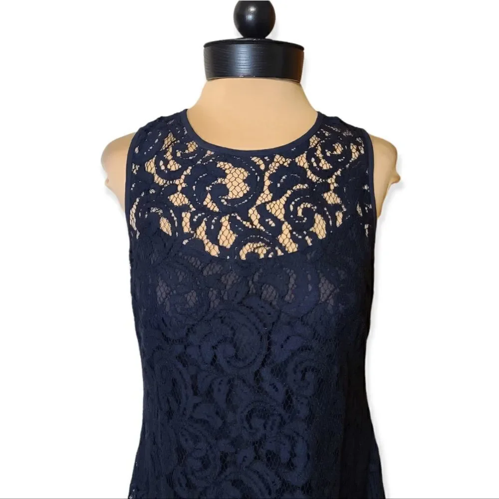 Michael Michael Kors Navy Lace Dress Size 4